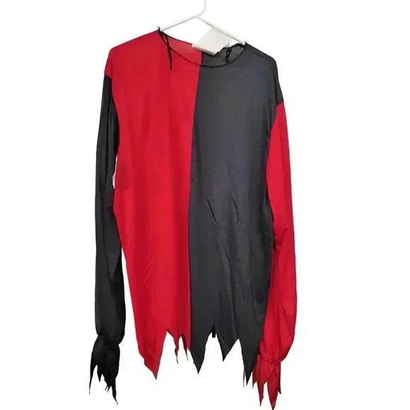 Adult Evil Jester Halloween Costume Mans XL - Picture 1 of 4